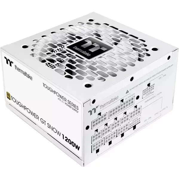 Thermaltake Toughpower GT Snow 1200W Λευκό Τροφοδοτικό Υπολογιστή Full Modular 80 Plus Gold <span style="color: white; visibility:visible;">4711658544285</span>