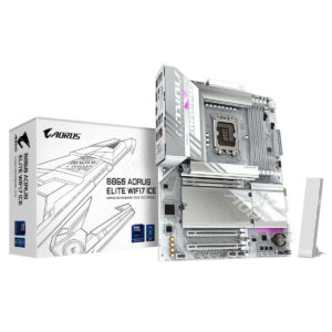 Gigabyte B860 Aorus Elite WIFI7 Ice Motherboard ATX με Intel 1851 Socket <span style="color: white; visibility:visible;">4719331866846</span>