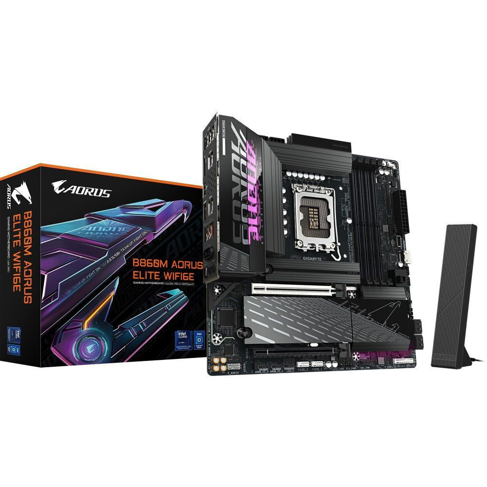 Gigabyte B860M Aorus Elite WIFI6E Motherboard Micro ATX με Intel 1851 Socket <span style="color: white; visibility:visible;">4719331866877</span>