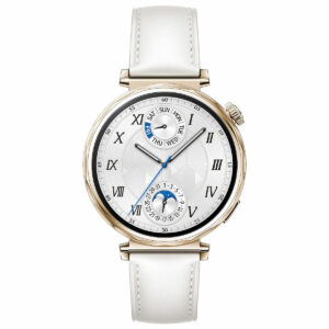 Huawei Watch GT 5 41mm Αδιάβροχο με Παλμογράφο (White Leather Strap) <span style="color: white; visibility:visible;">6942103131967</span>