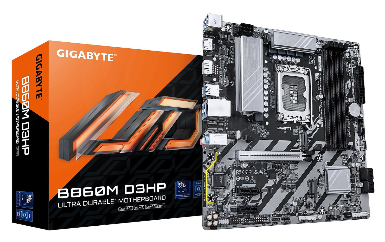Gigabyte B860M D3HP Motherboard Micro ATX με Intel 1851 Socket <span style="color: white; visibility:visible;">4719331866860</span>