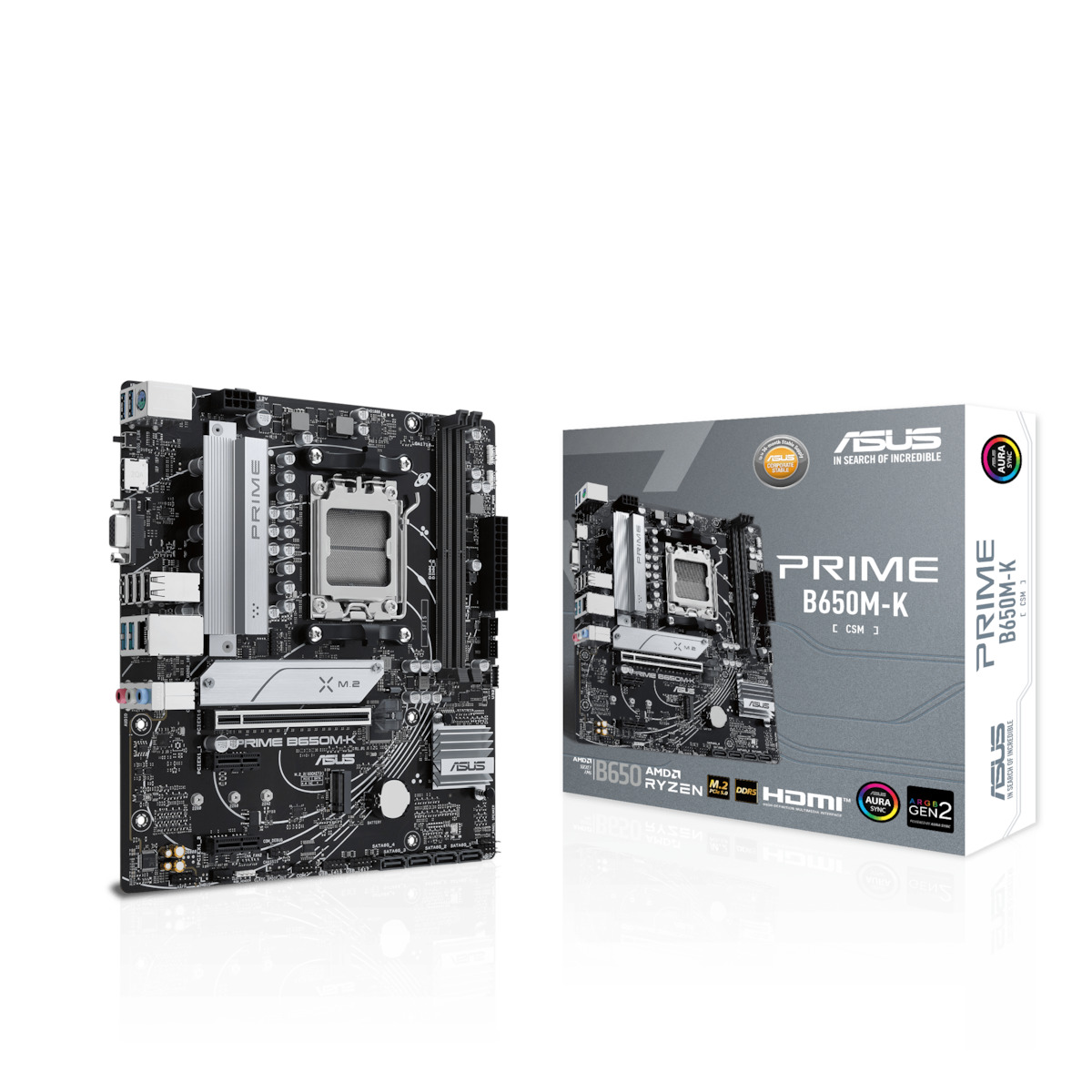 Asus Prime B650M-K Motherboard Micro ATX με AMD AM5 Socket 4711387236628