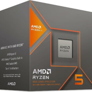 AMD Ryzen 5 8600G 4.3GHz Επεξεργαστής 6 Πυρήνων για Socket AM5 σε Κουτί με Ψύκτρα <span style="color: white; visibility:visible;">0730143316163</span>
