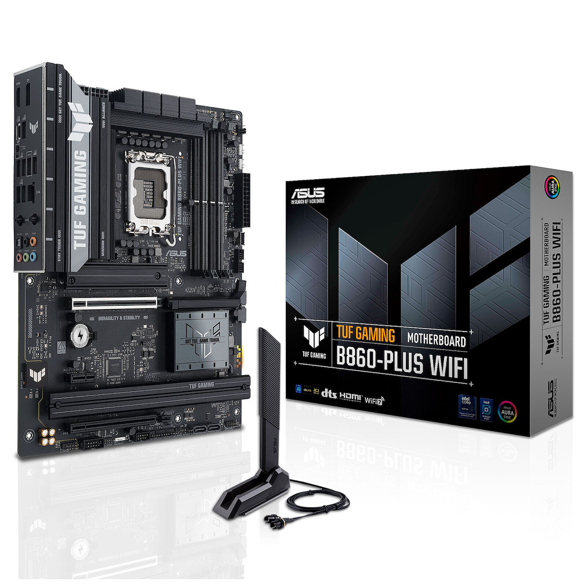Asus TUF Gaming B860M-PLUS WIFI Motherboard Micro ATX με Intel 1851 Socket <span style="color: white; visibility:visible;">4711387783092</span>