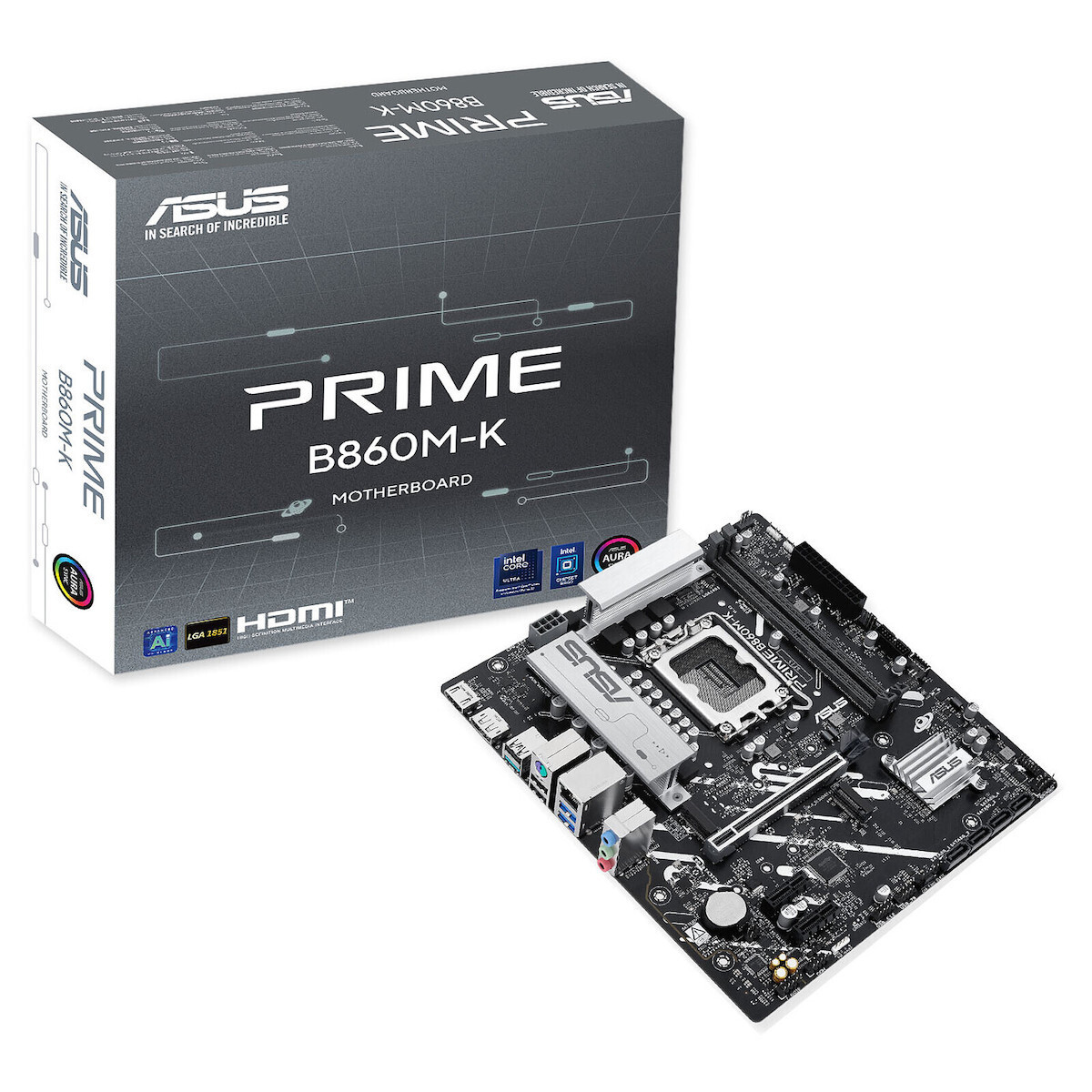 Asus Prime B860M-K Motherboard Micro ATX με Intel 1851 Socket <span style="color: white; visibility:visible;">4711387808498</span>