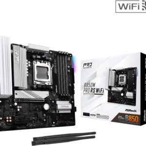ASRock B850M Pro RS WiFi Motherboard Micro ATX με AMD AM5 Socket <span style="color: white; visibility:visible;">4711581490352</span>